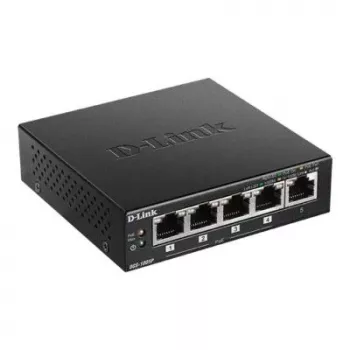 D-Link DGS-1005P/E Διακόπτης δικτύου Unmanaged Gigabit Ethernet (10/100/1000) Power over Ethernet (PoE) Μαύρο