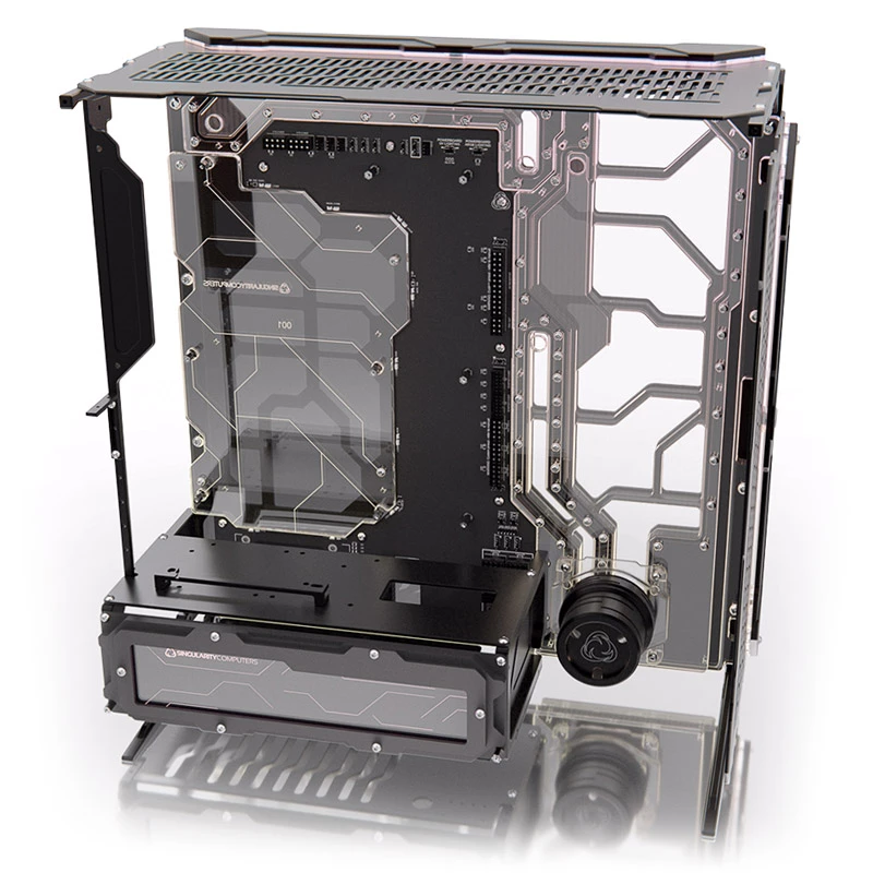 Singularity Computers Spectre Integra-M Mid Tower Elite Dark - μαύρο