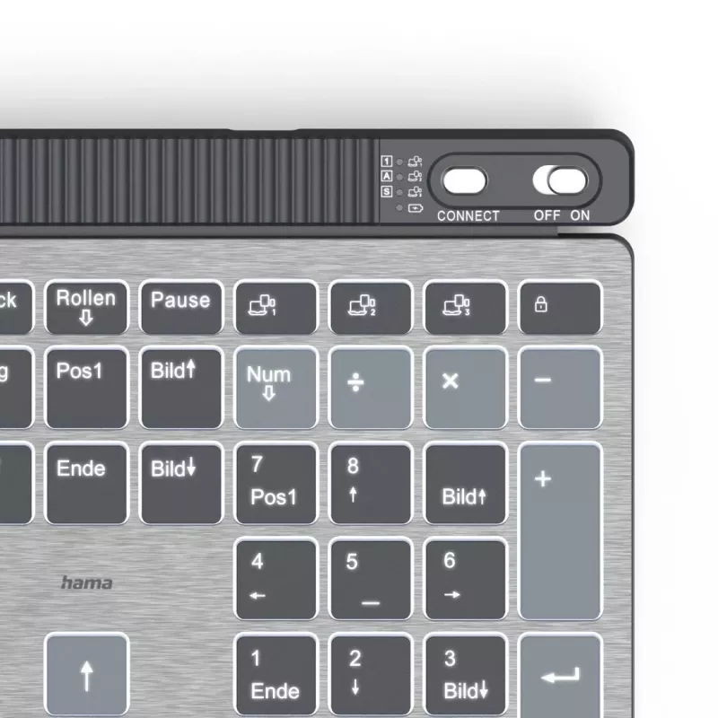 WK-750 Multi-Device πληκτρολόγιο μαύρο