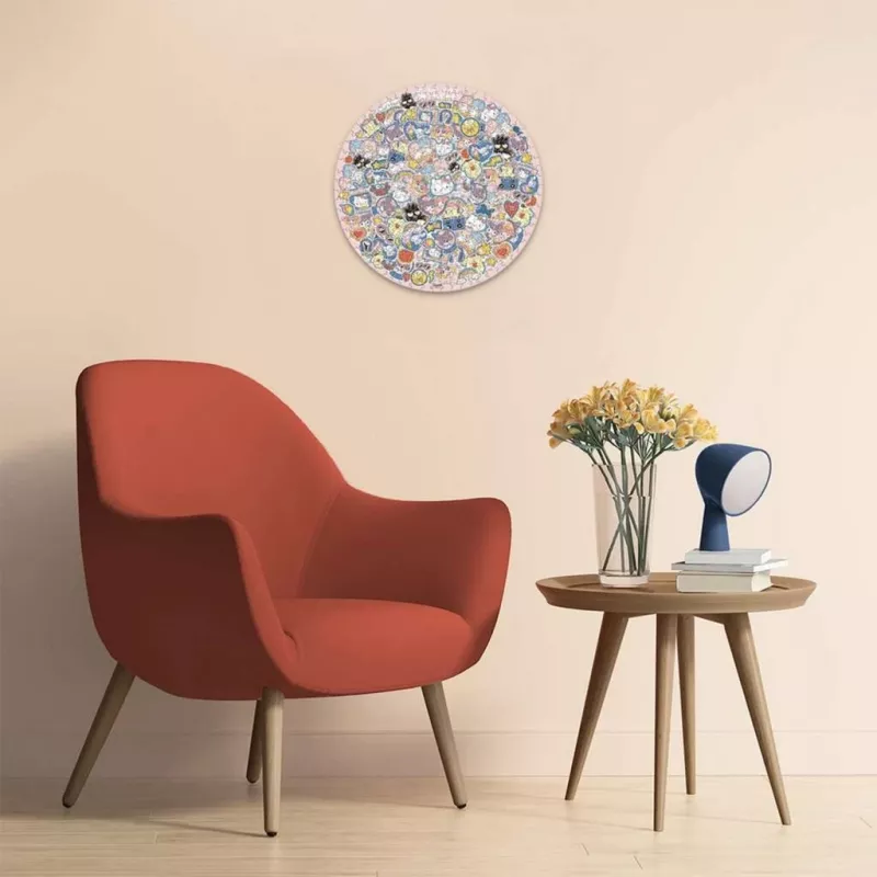 Ravensburger Παζλ Hello Kitty and Friends — 500 τεμάχια, στρογγυλό