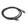 Καλώδιο δικτύου LANBERG PCU5-10CC-0200-BK RJ-45 Cat5e U/UTP 2 m Μαύρο