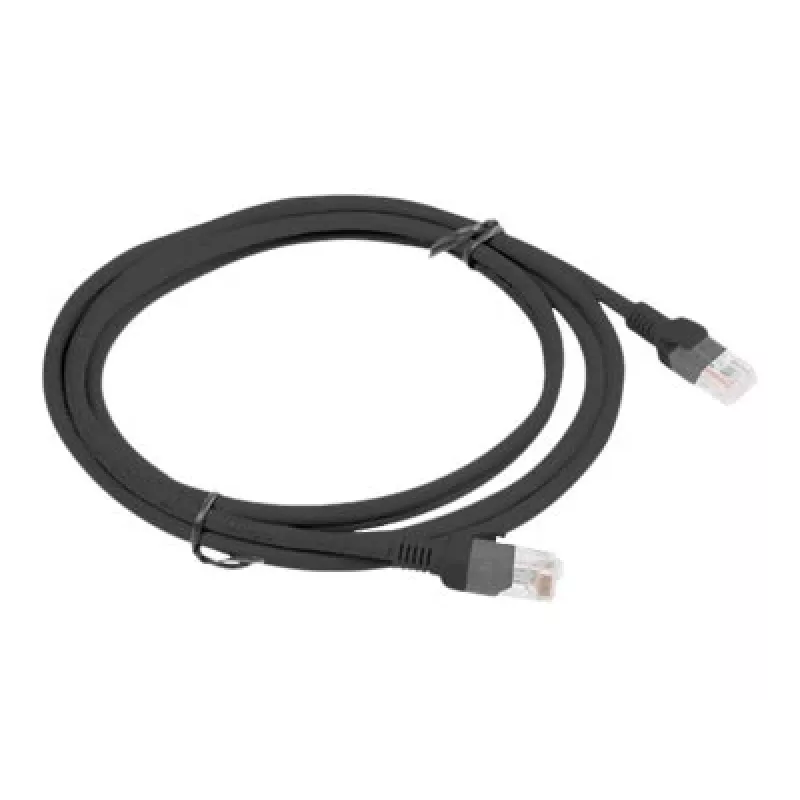 Καλώδιο δικτύου LANBERG PCU5-10CC-0200-BK RJ-45 Cat5e U/UTP 2 m Μαύρο