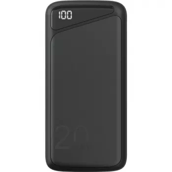 Powerbank ταχείας φόρτισης 20.000 mAh (μαύρο, PD, Quick Charge 3.0, Super Charge)