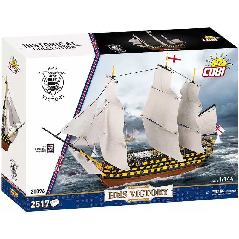 Σετ κατασκευής Cobi HMS Victory — 2.517 τεμ., λεπτομερές ιστορικό μοντέλο ιστιοφόρου