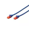 Καλώδιο δικτύου Digitus CAT 6 U/UTP RJ-45 5m Μπλε