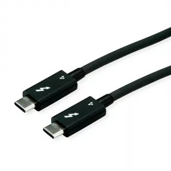 Καλώδιο USB ROLINE 11.02.9047 1,5 m USB 3.2 Gen 1 USB-C Μαύρο