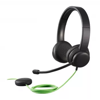 Ενσύρματο headset τηλεδιάσκεψης Acer GP.HDS11.01N — supra-aural, καλώδιο 2 m, 20–20000 Hz, 160 g, μαύρο