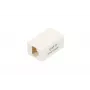 Πρίζα σύνδεσης Extralink RJ45 CAT6 UTP, Πλαστικό, λευκό, 1 τεμ.