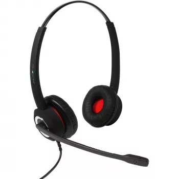 Διωτικό USB headset Plusonic 10.2P, συμβατό με BBB, ενσύρματη σύνδεση USB, διωτικό σχέδιο
