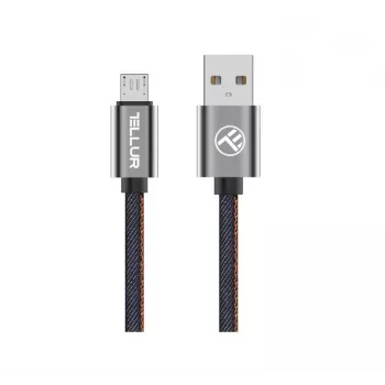 Καλώδιο δεδομένων USB σε Micro-USB Tellur 1 m denim