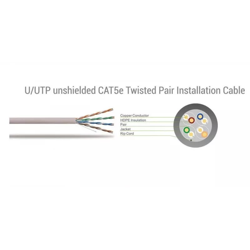 SBOX UTP-30 UTP CAT5e RJ45 30m μαύρο καλώδιο δικτύου