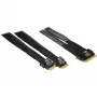 INTER-TECH καλώδιο SFF-8654-8i σε 2× SFF-8654-4i, 70 cm εσωτερικό καλώδιο διαχωρισμού