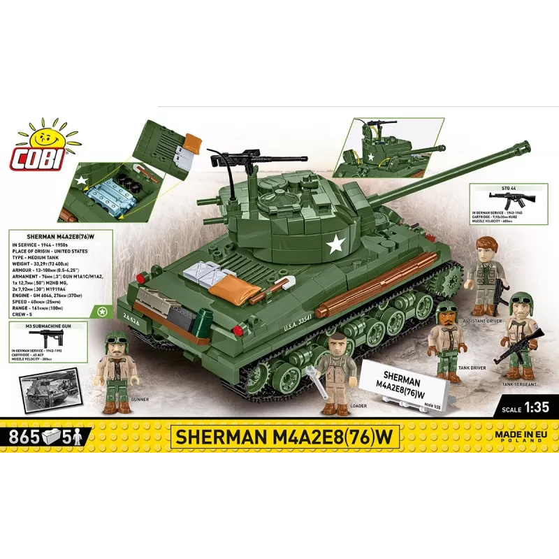 Blocks Sherman M4A2E8 865 τουβλάκια