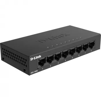 D-Link DGS-108GL unmanaged Gigabit Ethernet (10/100/1000) μαύρο