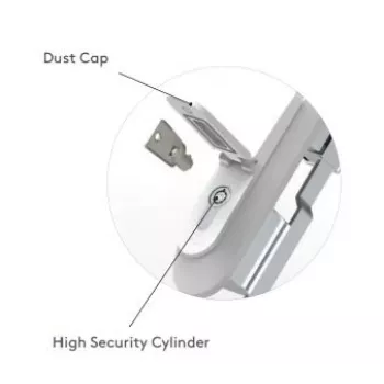 LANVIEW LVR-KEY-WK2 Κλειδί για κλείδωμα WK2, για ντουλάπια RCCTV002/003/004/005, μαύρο