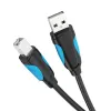 Καλώδιο USB 2.0 A σε USB-B Vention VAS-A16-B500, 5 m, μαύρο, βύσμα-βύσμα, 480 Mbit/s