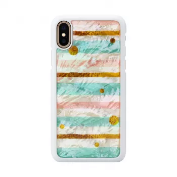 Θήκη smartphone iKins για iPhone XS / iPhone XS Max – pop mint μαύρο