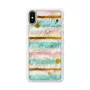 Θήκη smartphone iKins για iPhone XS / iPhone XS Max – pop mint μαύρο