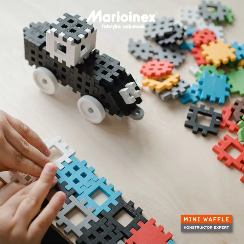 Παιχνίδι δομικών Marioinex Blocks mini Waffle Expert — 100 τεμ., πολύχρωμο, ηλικία 3+