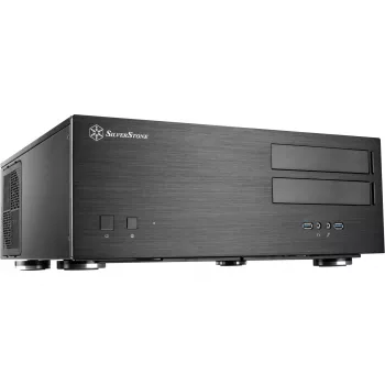 SilverStone Grandia GD08 - Desktop - SSI EEB - χωρίς τροφοδοτικό - μαύρο - USB/Audio