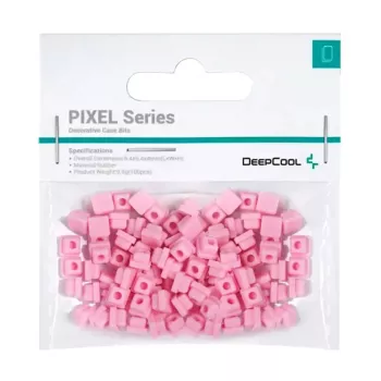 DeepCool PIXEL R-PIXEL-PK100-G-1 διακοσμητικά στοιχεία θήκης, λαστιχένια, 100 τεμ., ροζ