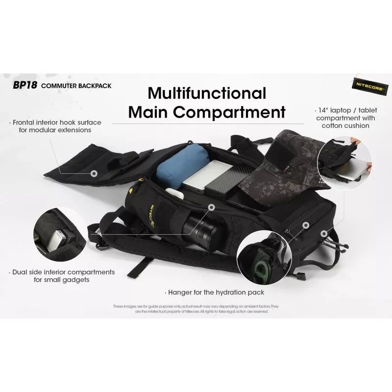 Nitecore BP18 σακίδιο πλάτης για laptop