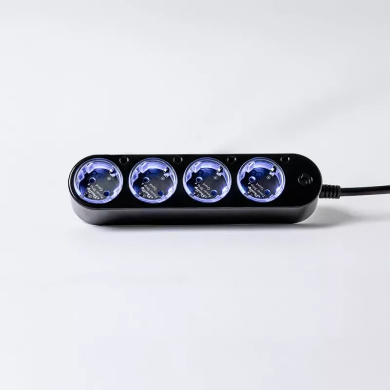 Πολύπριζο Shelly Plug & Play PS4 Gen4 — 4 πρίζες, 12 A ανά πρίζα