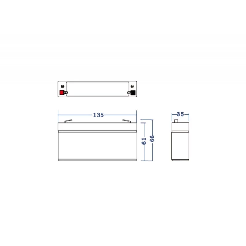 Βιομηχανική μπαταρία Green Cell AGM39 7200 mAh 6 V