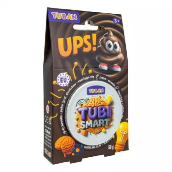 Πλαστελίνη TUBAN TUBI SMART – UPS! 50 g, καφέ, παιδικό, 95×35×165 mm