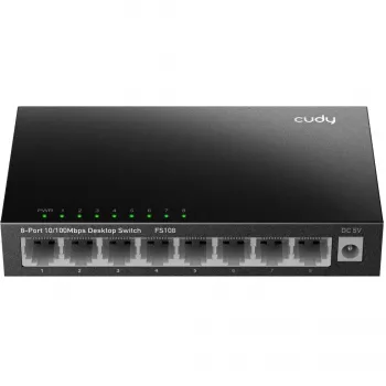 Unmanaged Switch Cudy FS108 8 θύρες Fast Ethernet 10/100 Μαύρο