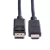 Καλώδιο ROLINE 11445780 1 m DisplayPort σε HDMI μαύρο