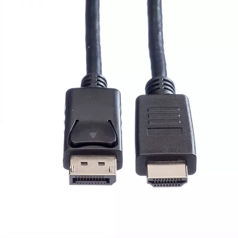 Καλώδιο ROLINE 11445780 1 m DisplayPort σε HDMI μαύρο