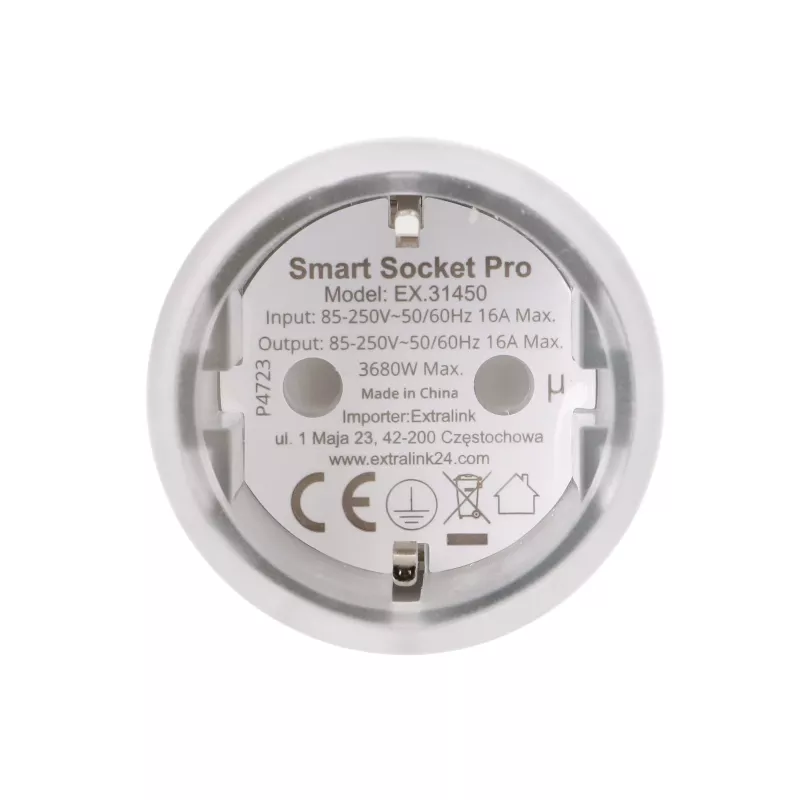 Έξυπνη πρίζα Extralink Smartlife Smart Socket SC Pro, Zigbee, Homekit, Tuya, 3680W