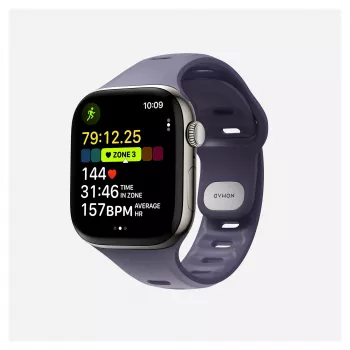 Λουράκι Nomad Tempo Band μωβ καουτσούκ, συμβατό με smartwatch, πλάτος 18 mm, καρπός 135–175 mm