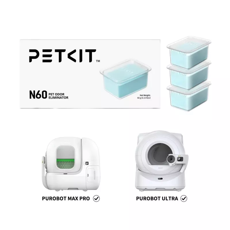 Petkit Τουαλέτα γάτας Purobot Ultra Αρωματικό N60 3 τεμ. (P9224)