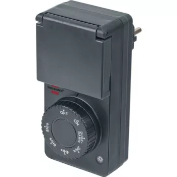 Χρονοδιακόπτης με αισθητήρα λυκόφωτος DDT IP 44 ανθρακί