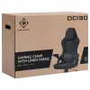 Deltaco DC130 Καρέκλα gaming Soft Woven Mesh μαύρη (GAM-180)