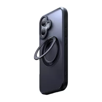 Προστατευτική θήκη με MagSafe Mcdodo PC-4931 για iPhone 16 Plus με ενσωματωμένη βάση — μαύρη