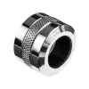 Σύνδεσμος Alphacool Eiszapfen Pro Connector 16mm Hardtube Fitting G1/4, συσκευασία 6 τεμ. - χρώμιο