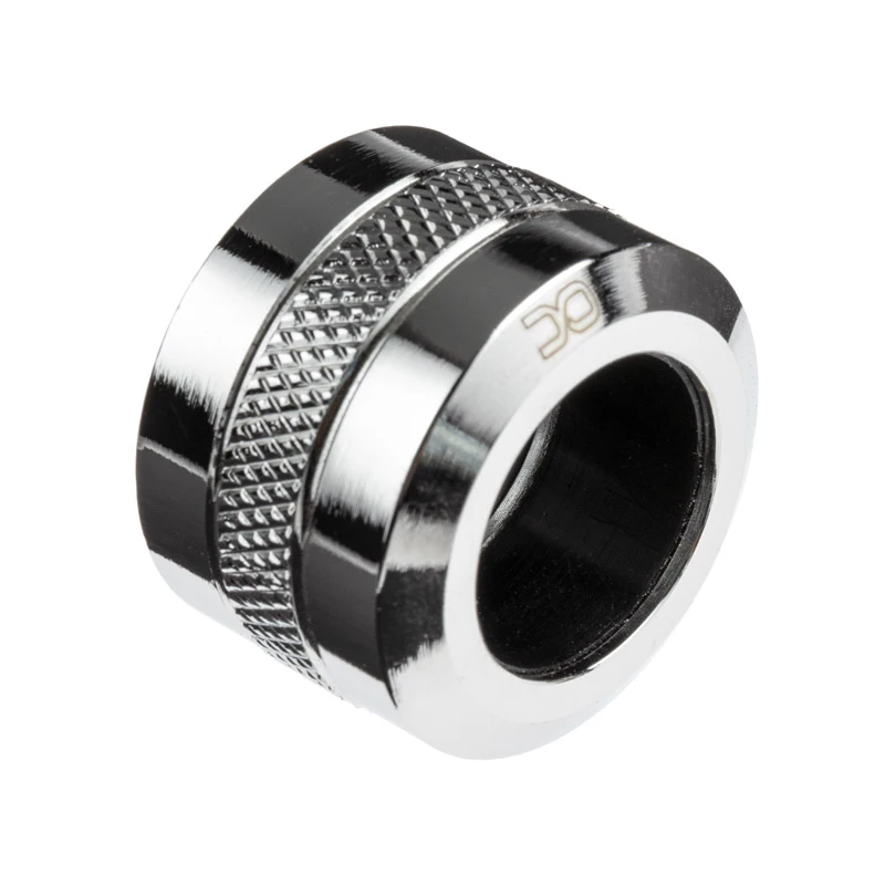 Σύνδεσμος Alphacool Eiszapfen Pro Connector 16mm Hardtube Fitting G1/4, συσκευασία 6 τεμ. - χρώμιο