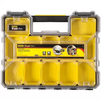 Stanley 1-97-519 Κουτί μικροαντικειμένων/εργαλείων Μαύρο, Διαφανές, Κίτρινο