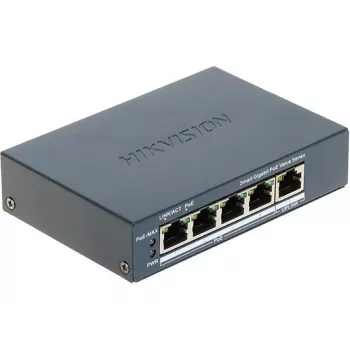 Hikvision DS-3E1505P-EI/M network switch Managed Gigabit Ethernet (10/100/1000) Power over Ethernet (PoE) γκρι