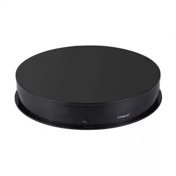 Ηλεκτρικός περιστρεφόμενος δίσκος Puluz PU3049B 30 cm USB μαύρος – μοτορισμένος δίσκος παρουσίασης