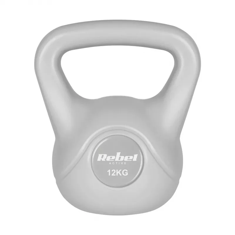 REBEL ACTIVE Kettlebell ασφαλτούχο Γκρι 12 kg