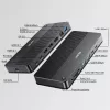 Σταθμός σύνδεσης UNITEK D1104A01 USB4 Ενσύρματο 100 W Power Delivery