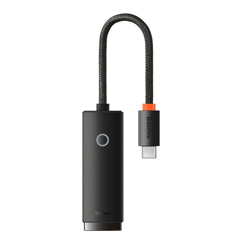 Προσαρμογέας δικτύου Baseus Lite Series USB-C σε RJ45 (μαύρο)