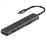 Αντάπτορας USB Type-C - HDMI, 3x USB Type-A, SD, TF, USB Type-C PD100W