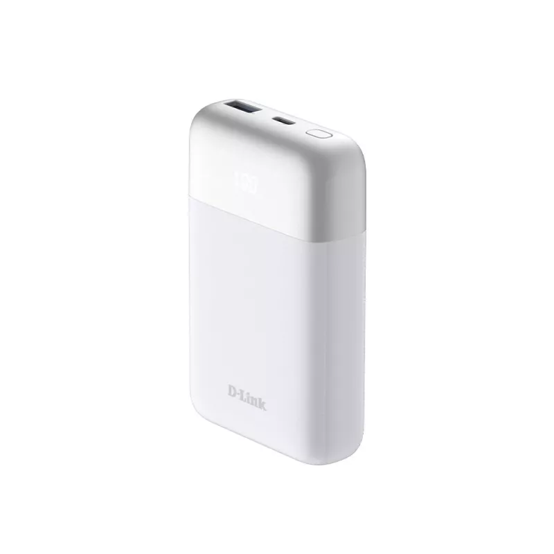 D-Link 10000mAh powerbank, 10000 mAh, λευκό