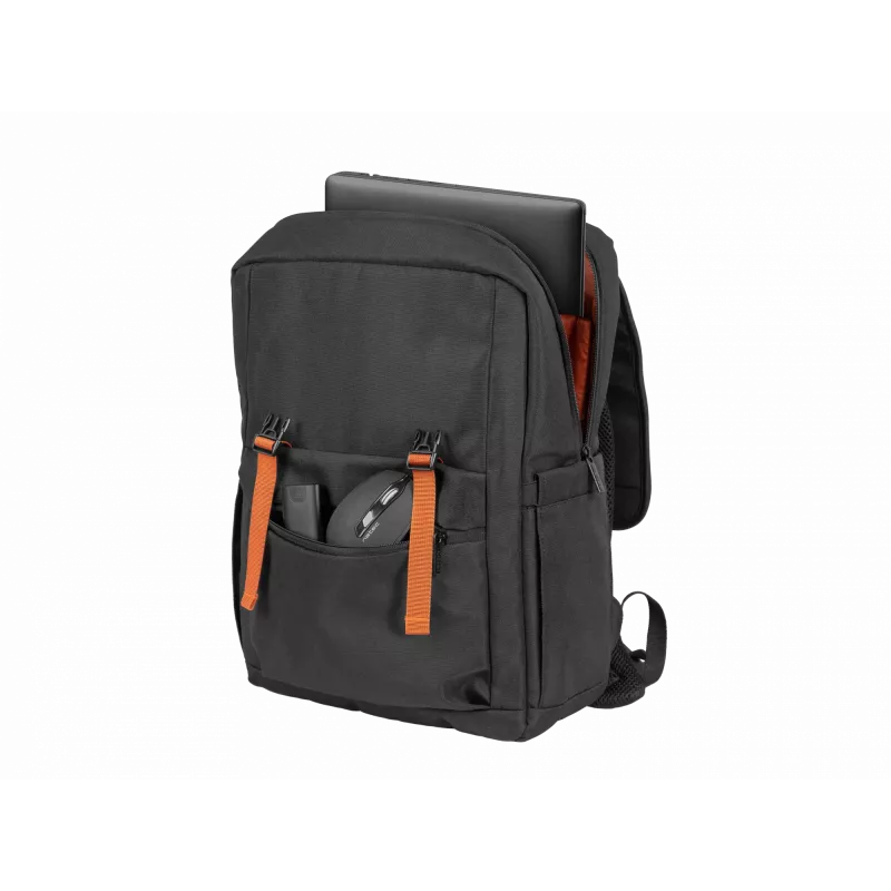 NATEC Niala Ginger Orange 39,6 cm (15,6) Σακίδιο πλάτης Μαύρο