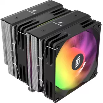 Ψύκτρα CPU Silentware Titan RGB Dual-Tower με 6 heatpipes και 2×120mm ανεμιστήρες PWM A-RGB